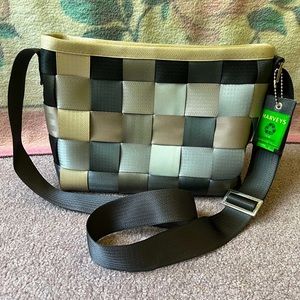 Harvey’s treecycle convertible crossbody tote bag EUC